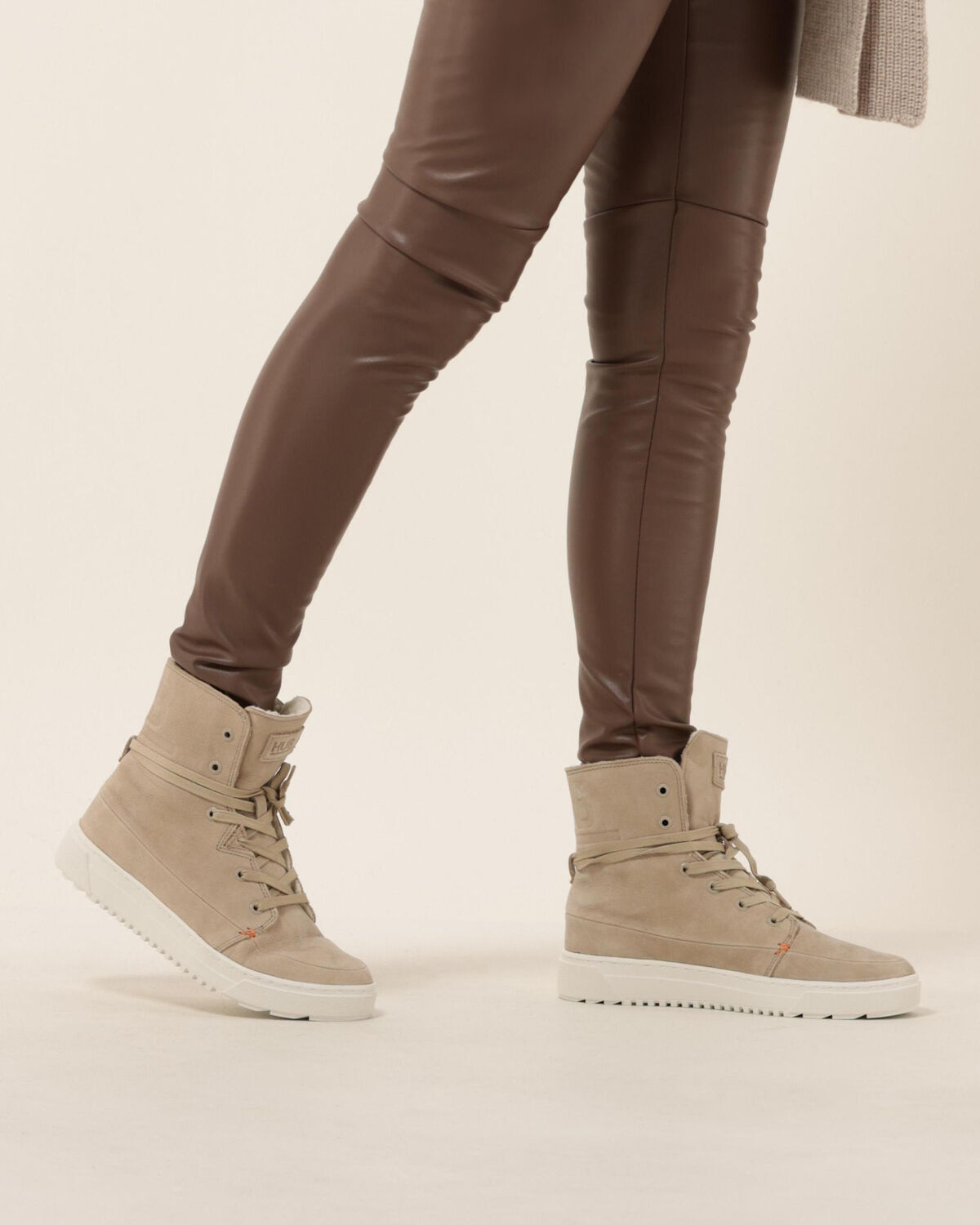 Taupe HUB Sneaker High CHESS 3.0 - large