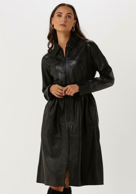 Schwarze EST'SEVEN Midikleid EST’ELISE - large