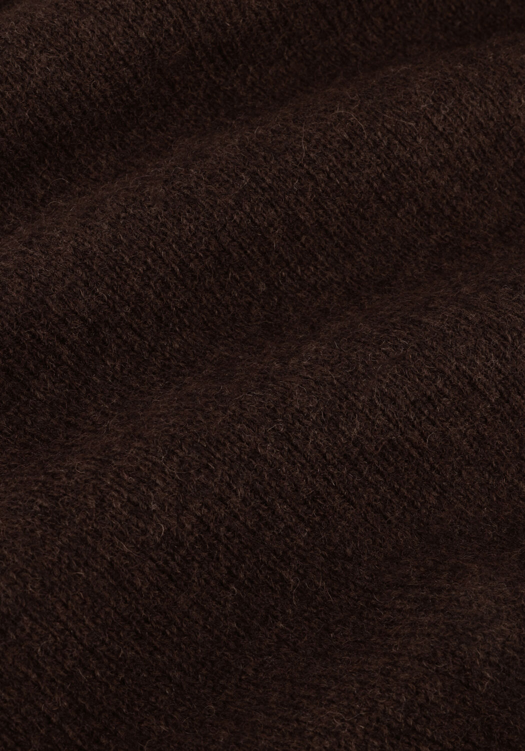 Braune ANERKJENDT Pullover AKRICO LAMBSWOOL KNIT - large