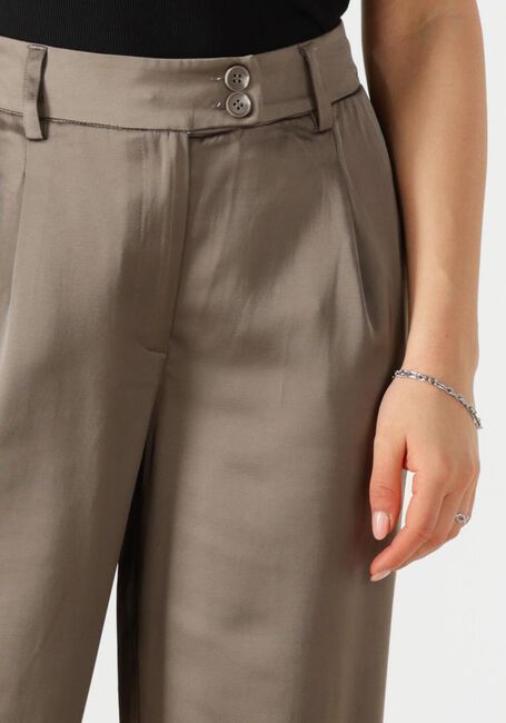 Taupe WITHBLACK Hose WBLMILAN SATEEN WIDE PANT - large
