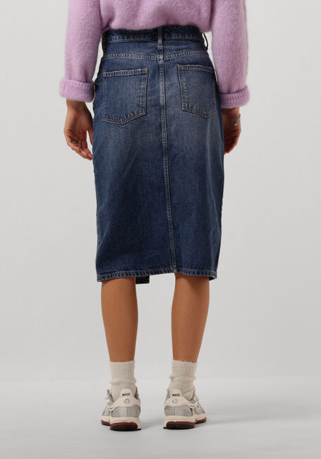 Blaue OBJECT Midirock OBJHARLOW MIDI DENIM SKIRT - large