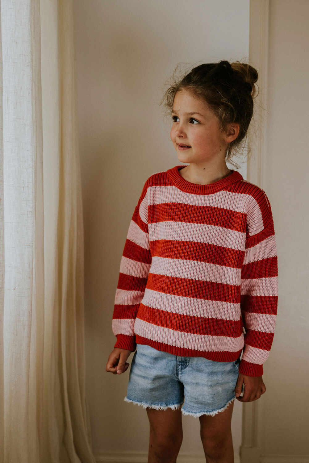 Rote YUKI KIDSWEAR Pullover STRIPES SWEATER - large