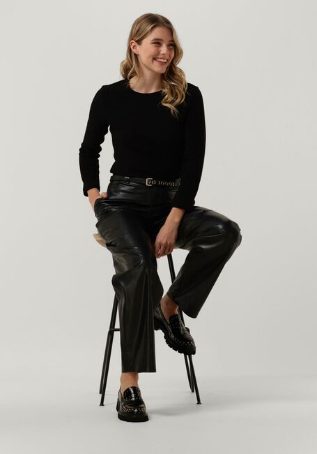 Schwarze VANILIA Top NOOS STRUC LONG NEW - large