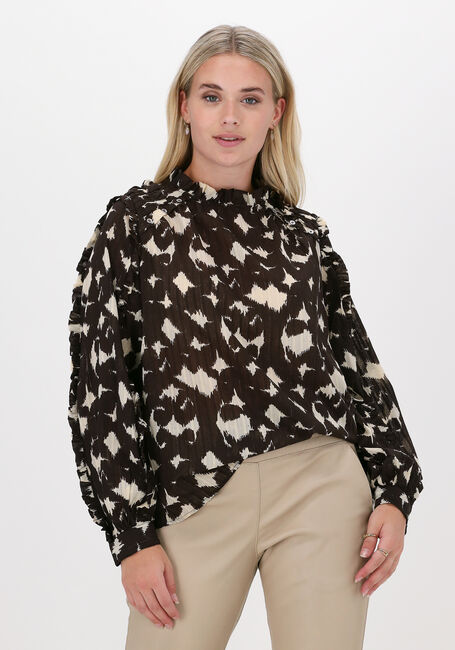 Braune CO'COUTURE Blusen ALYSSA FRILL BLOUSE - large