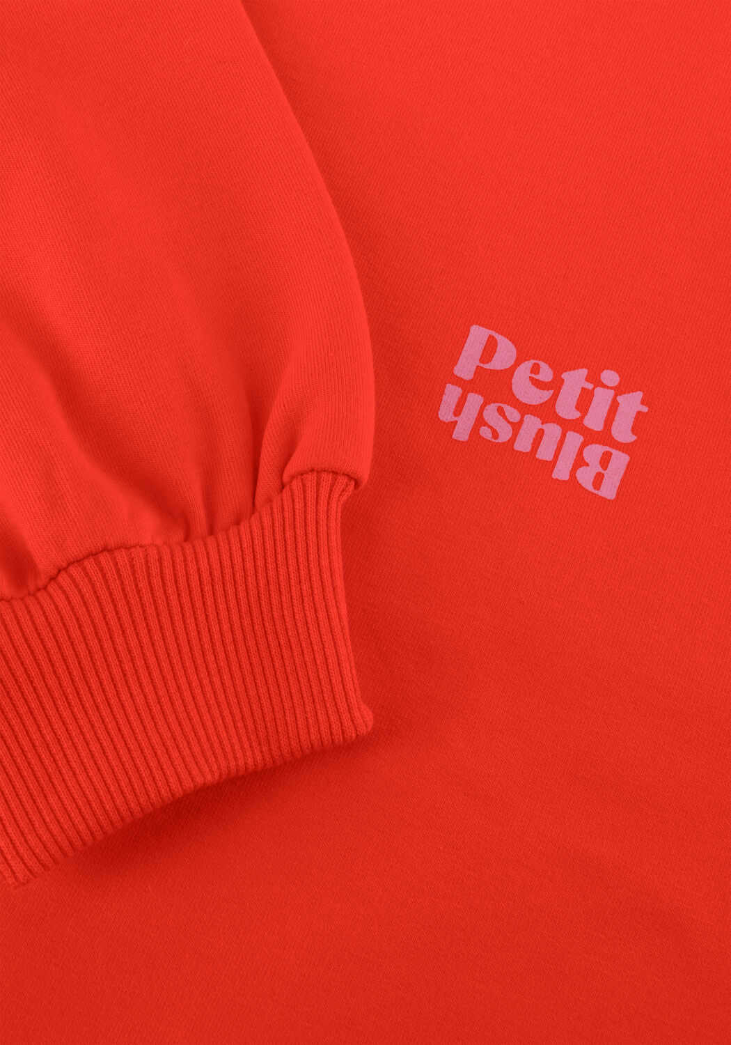 Rote PETIT BLUSH Sweatshirt EASY SWEATER - large