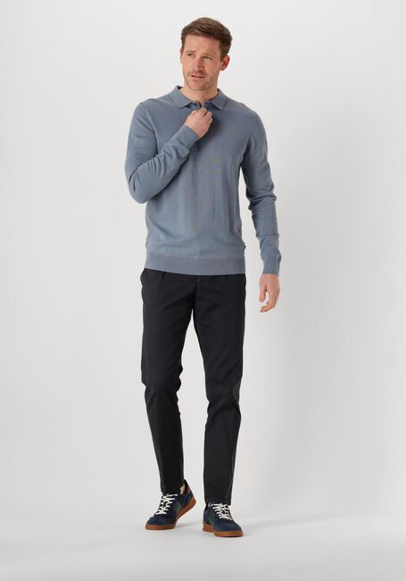 Blaue SAINT STEVE Polo-Shirt BEREND - large
