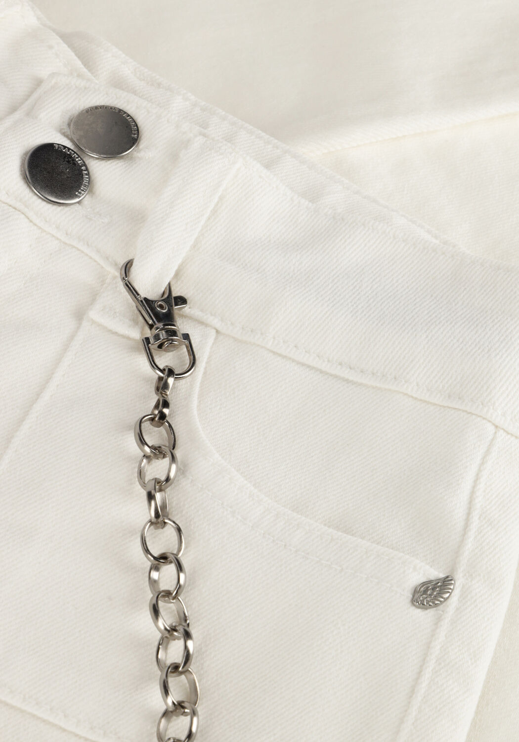 Wei&szlig;e FRANKIE & LIBERTY Slim fit jeans FRANKIE LOVE BOOTCUT - large