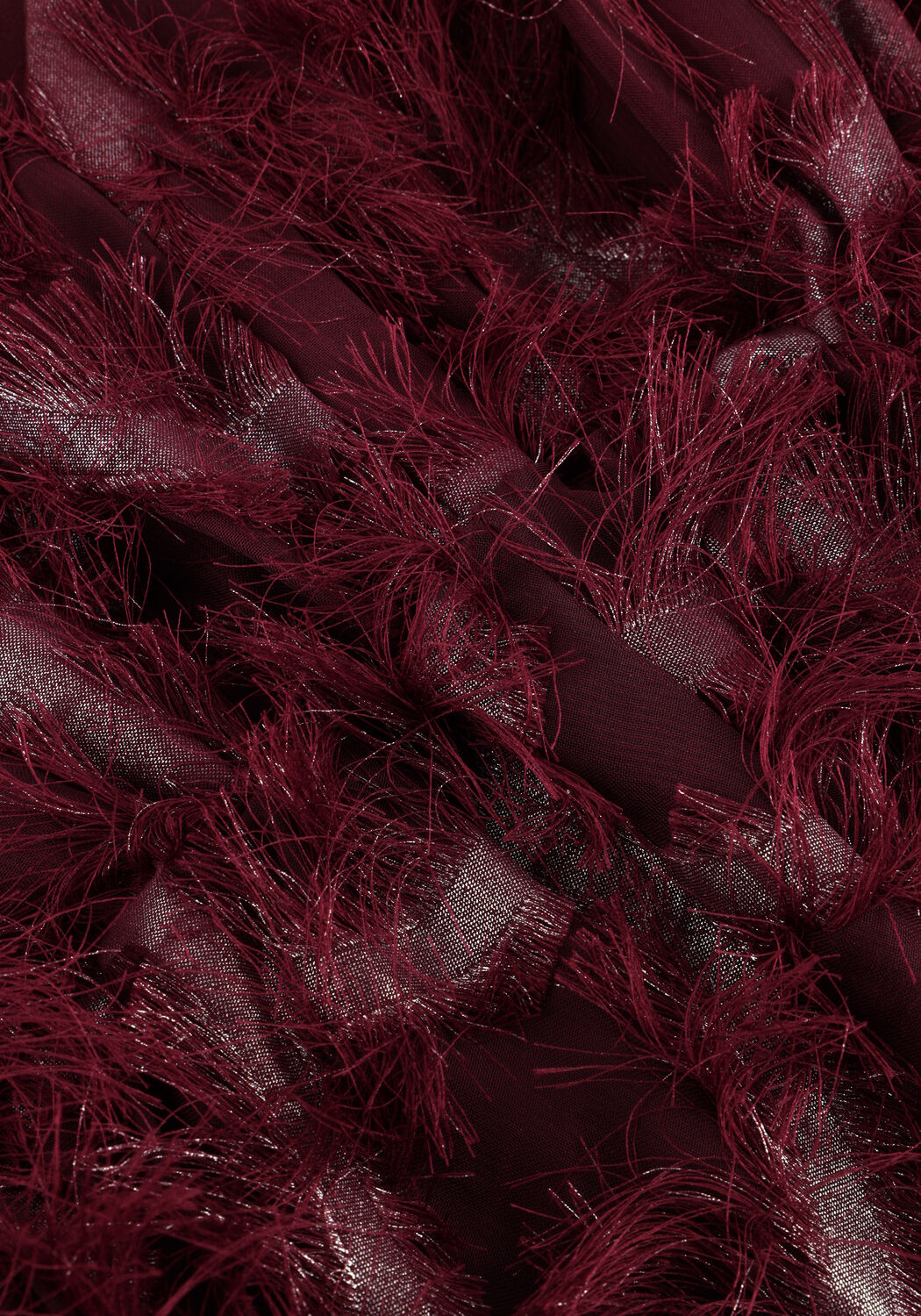 Bordeaux Y.A.S. Minikleid YASPAZILLA 7/8 DRESS - large