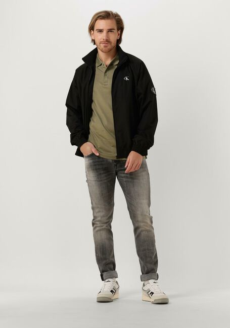 Schwarze CALVIN KLEIN Jack UNPADDED HARRINGTON JACKET - large