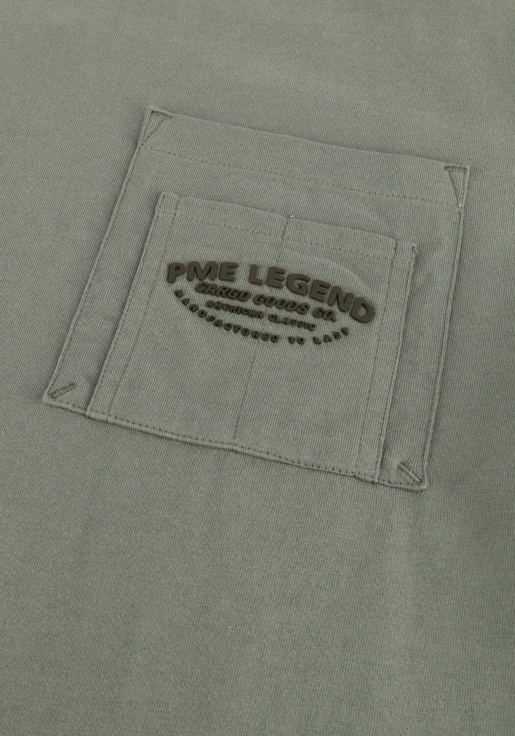 Gr&uuml;ne PME LEGEND T-shirt PLAY HEAVY JERSEY POCKET - large