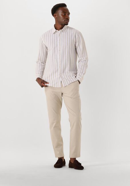 Beige SELECTED HOMME Casual-Oberhemd SLHSLIM-SUN SHIRT LS NOOS - large
