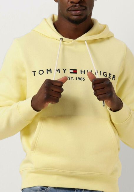 Gelbe TOMMY HILFIGER Sweatshirt TOMMY LOGO HOODIE - large