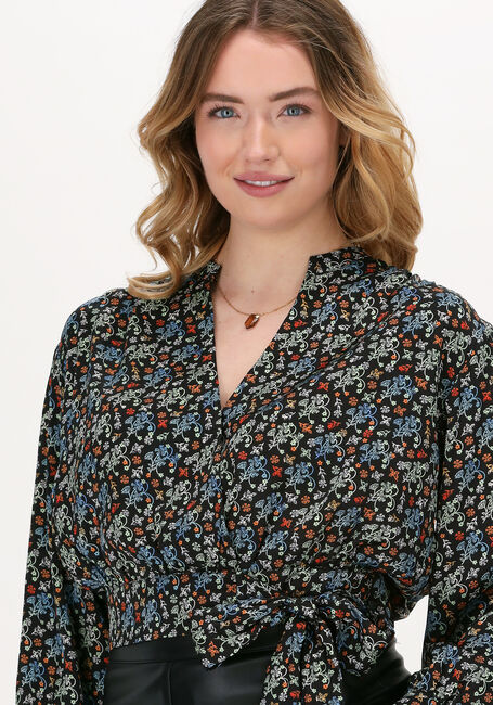 Schwarze SCOTCH & SODA Top PRINTED LONG-SLEEVED RECYCLED - large