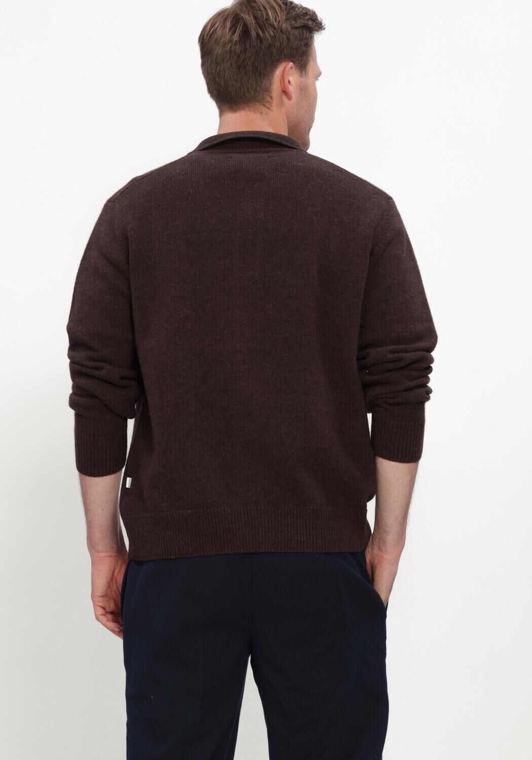 Braune RESTER&Ouml;DS Strickjacke RTDEAN CARDIGAN - large