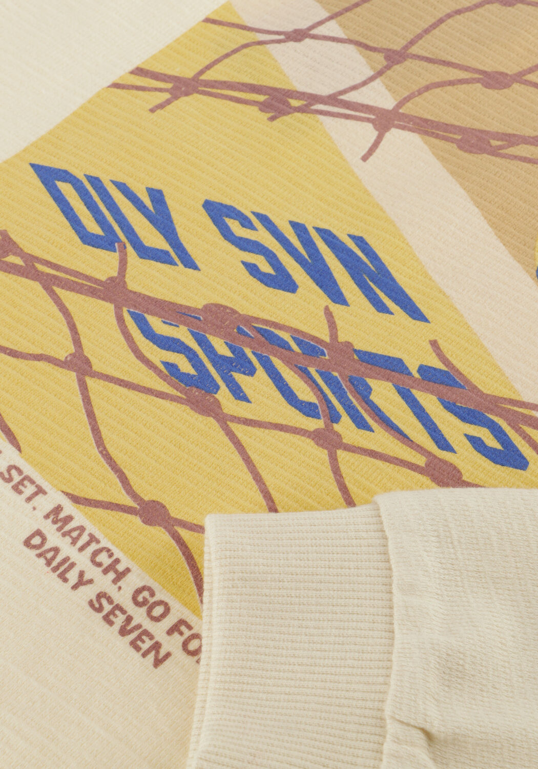 Ecru DAILY7 T-shirt LONGSLEEVE ARTWORK - large