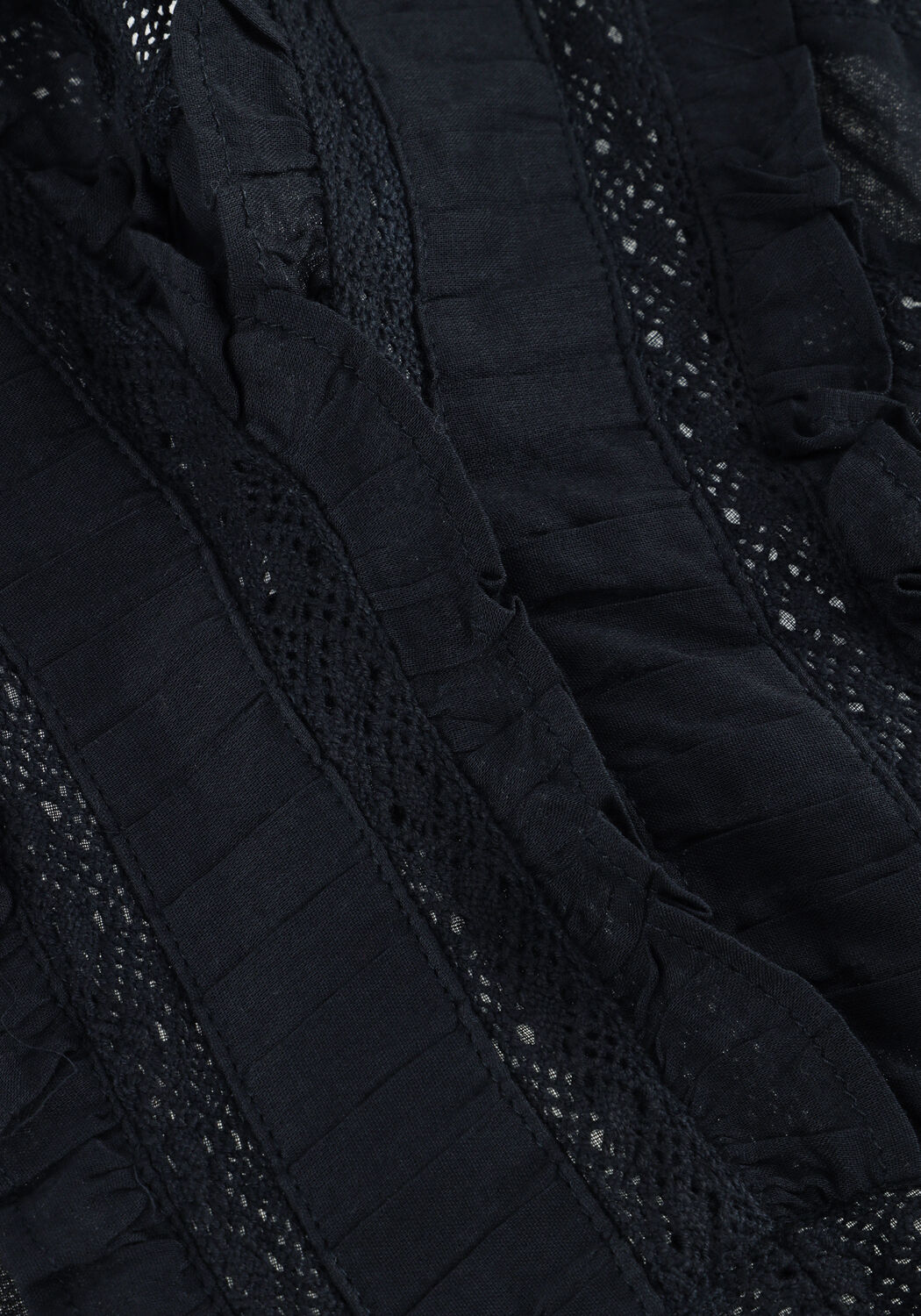 Dunkelblau NEO NOIR Blusen EVIENNE S VOILE TOP - large