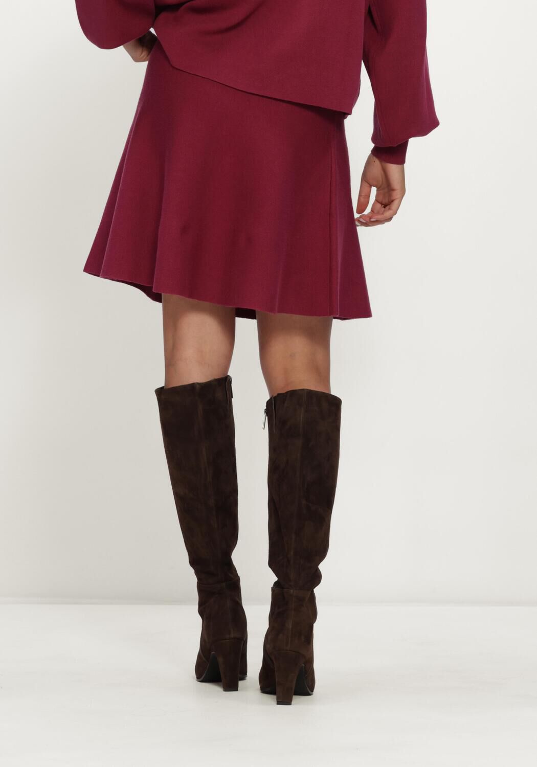 Bordeaux MSCH COPENHAGEN Minirock MSCHMERCY EAST SKIRT - large