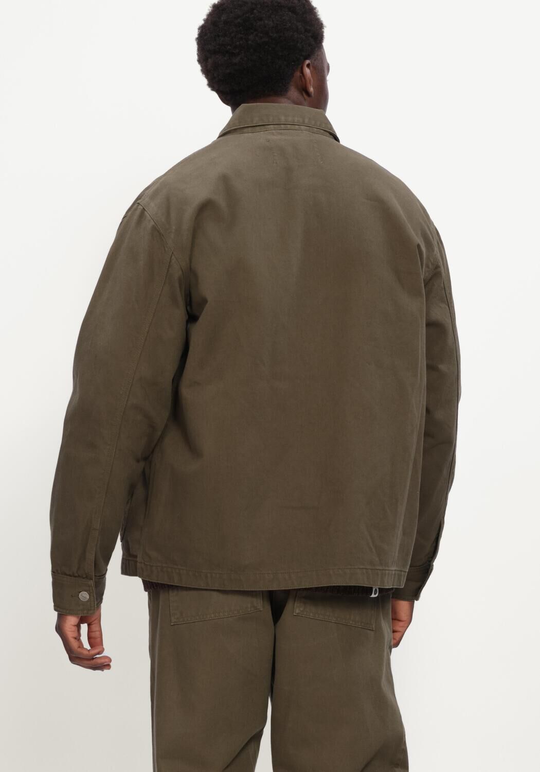 Gr&uuml;ne FOR&Eacute;T Pullover FORAGER TWILL JACKET - large