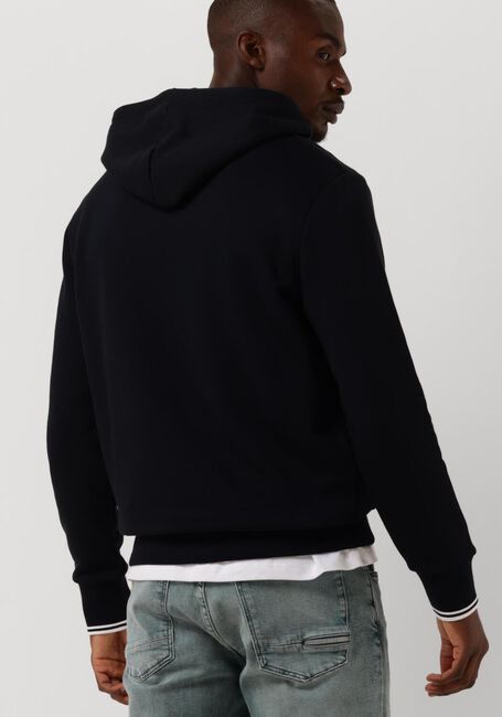 Dunkelblau FRED PERRY Pullover & Cardigans TIPPED HOODED SWEATSHIRT - large