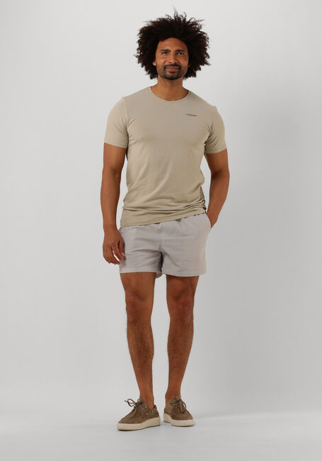 Nicht-gerade weiss SELECTED HOMME Kurze Hose SLHCOOPER SEERSUCKER SWIMSHORTS W VETIVER STRIPES - large