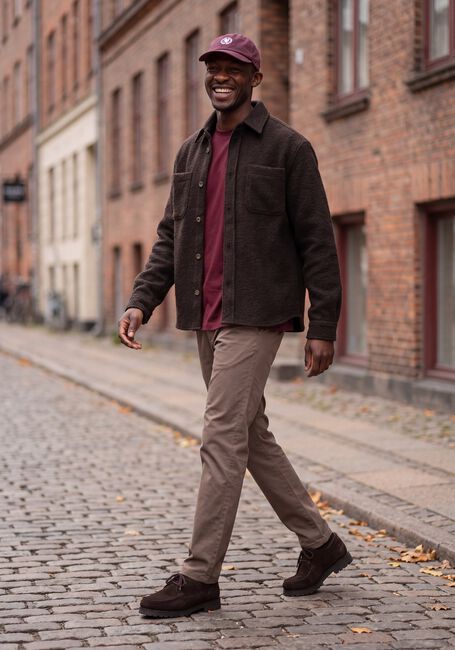 Braune LES DEUX Overshirt BOUCL&Eacute; OVERSHIRT - large