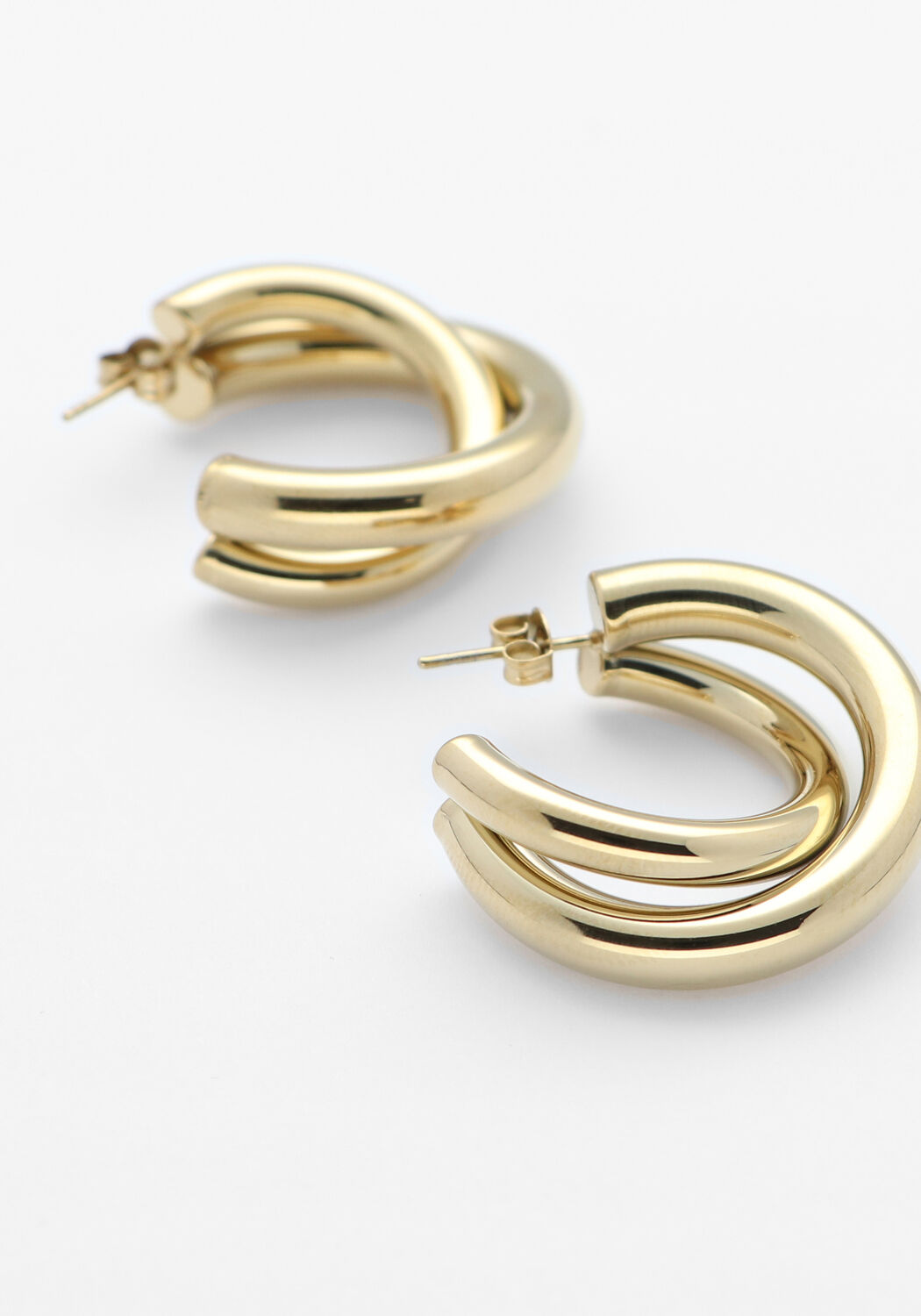 Goldfarbig NOTRE-V Ohrringe EARRING#1 - large