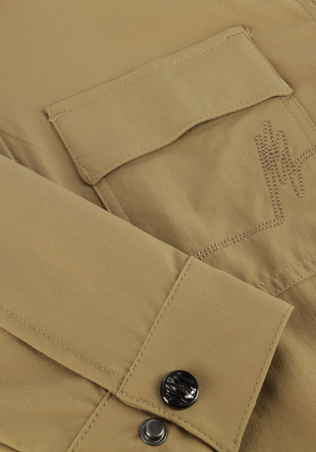 Sand MALELIONS Overshirt RIPSTOP ZIP OVERSHIRT - large