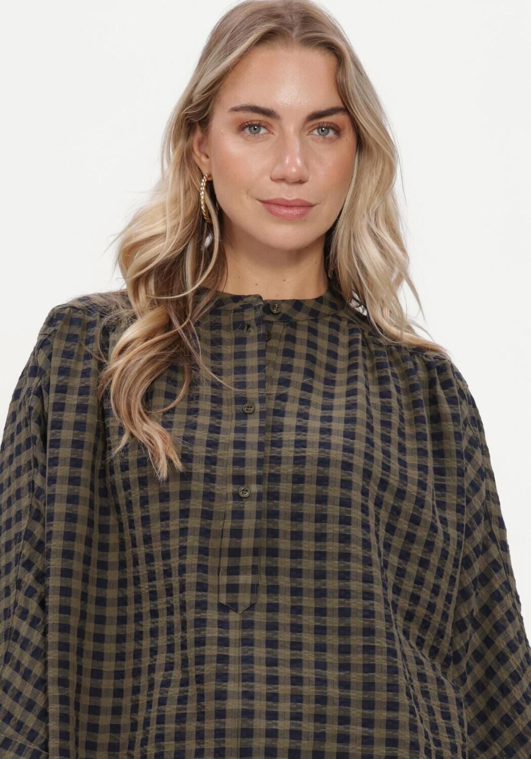 Dunkelgr&uuml;n BY-BAR Blusen JESS BLOUSE - large