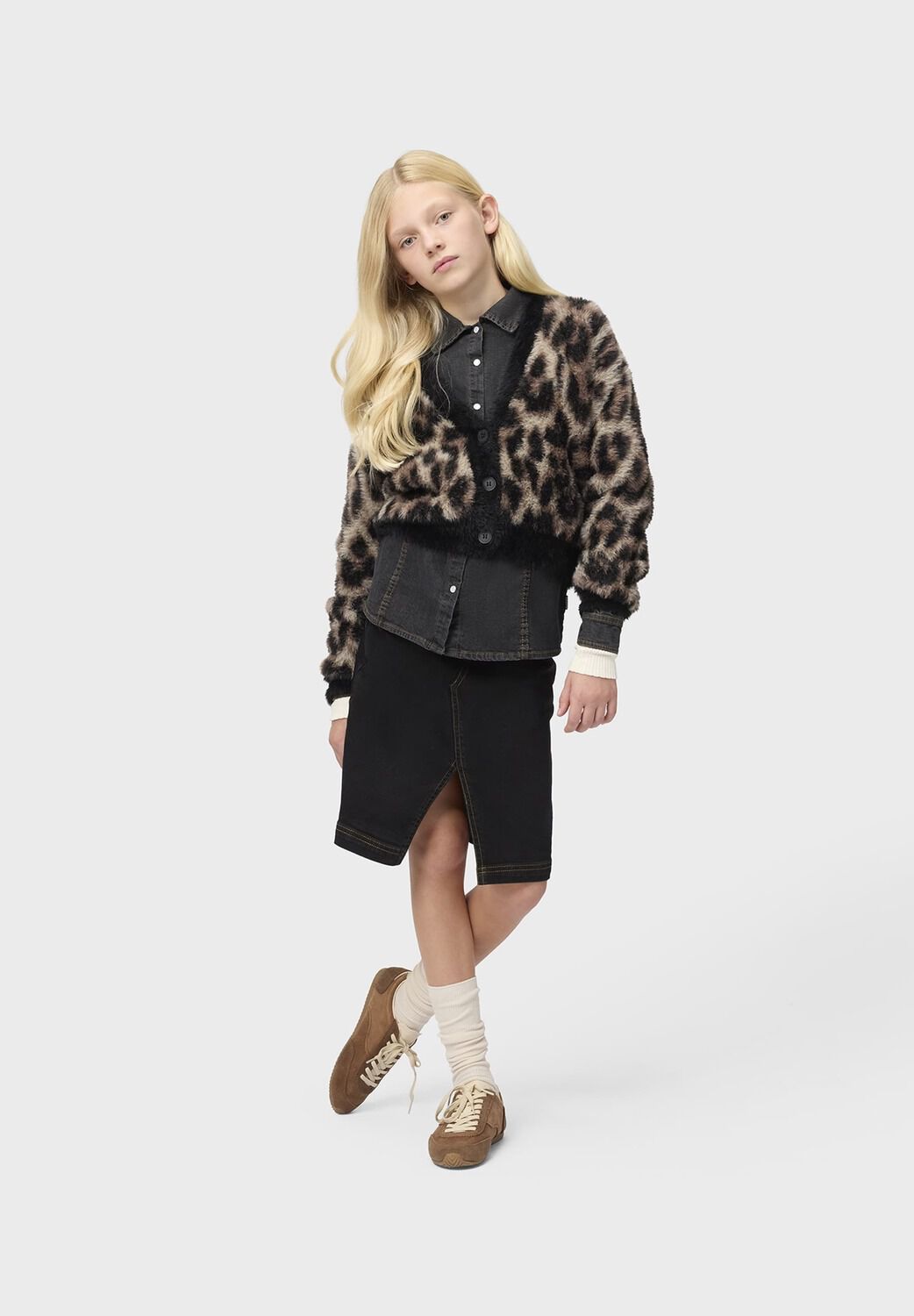 Mehrfarbige/Bunte MOLO Pullover GILLY - large