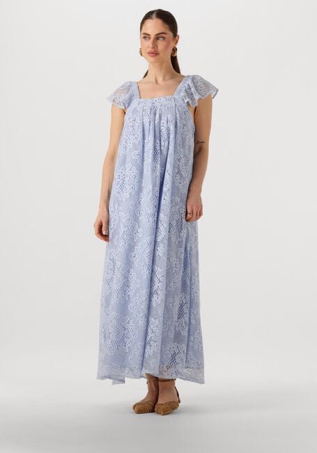 Hellblau LOLLYS LAUNDRY Maxikleid MILANLL MIDI DRESS SL - large