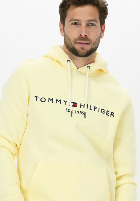 Gelbe TOMMY HILFIGER Sweatshirt TOMMY LOGO HOODY - large