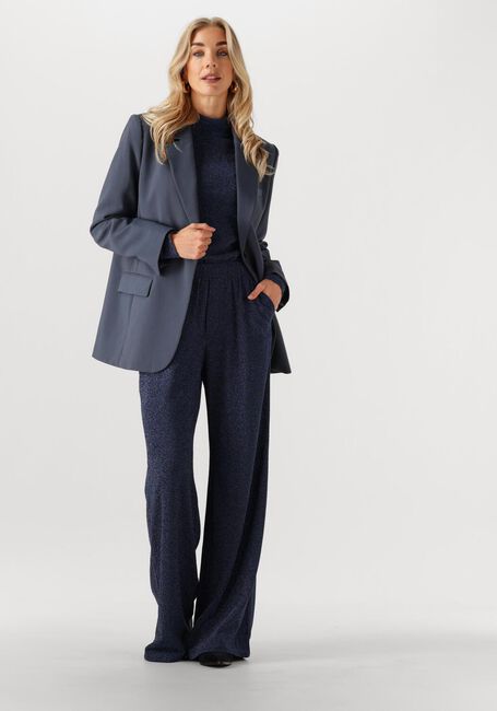 Dunkelblau POM AMSTERDAM Weite Hose PANTS - GLITTER DAWN BLUE - large