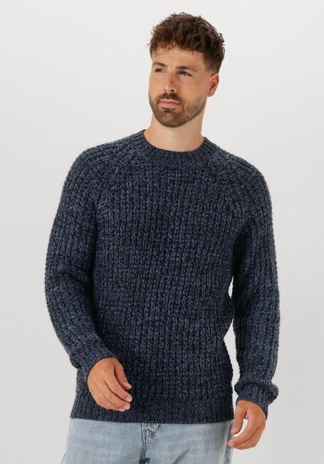 Dunkelblau ANERKJENDT Pullover AKSUNE STRUCTURE KNIT - large