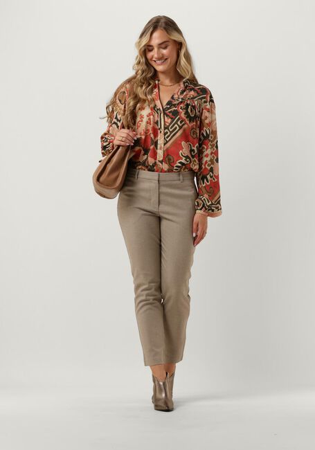 Rote SUMMUM Bluse BLOUSE PATCHWORK VISCOSE - large