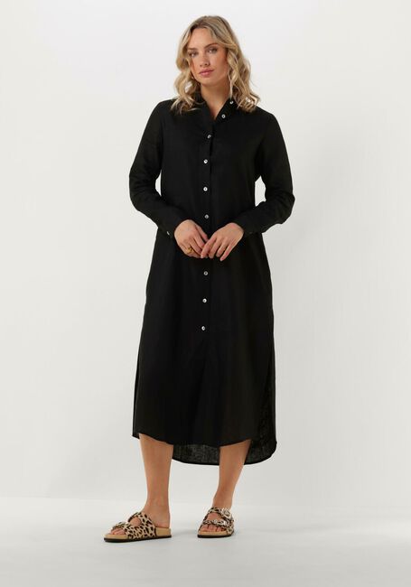Schwarze RESORT FINEST Maxikleid SHIRT DRESS - large
