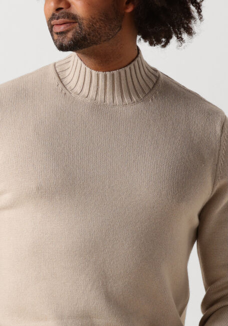 Beige PROFUOMO Rollkragenpullover PULLOVER MOCK NECK - large
