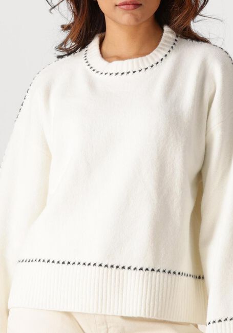 Nicht-gerade weiss NEO NOIR Pullover ROEME KNIT STITCH BLOUSE - large