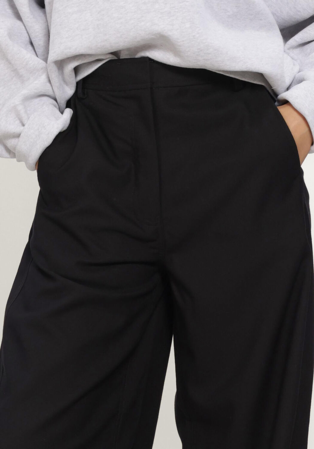Schwarze SECOND FEMALE Barrel-hosen BLINK BARREL TROUSERS - large
