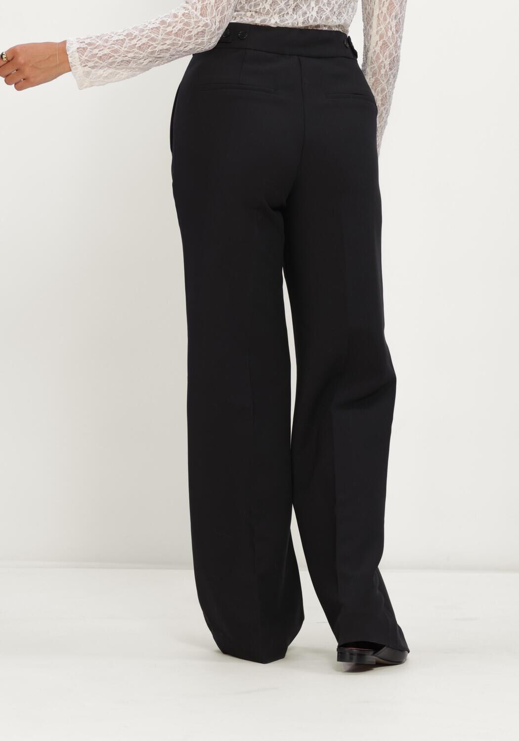 Schwarze CO'COUTURE Hose VOLACC NEW WIDE PANT - large