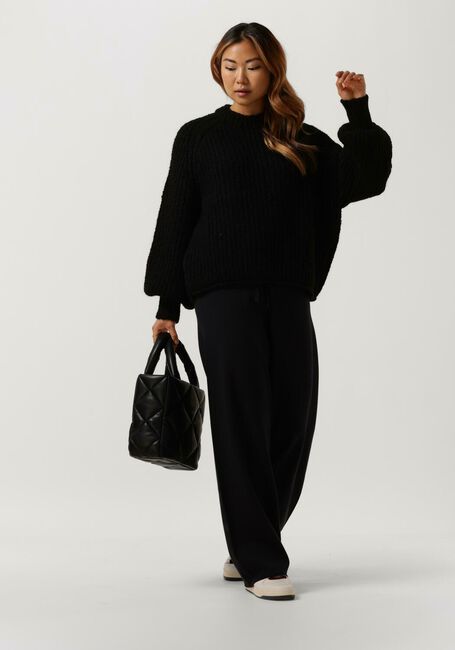 Schwarze PENN & INK Pullover PULLOVER KNITT - large