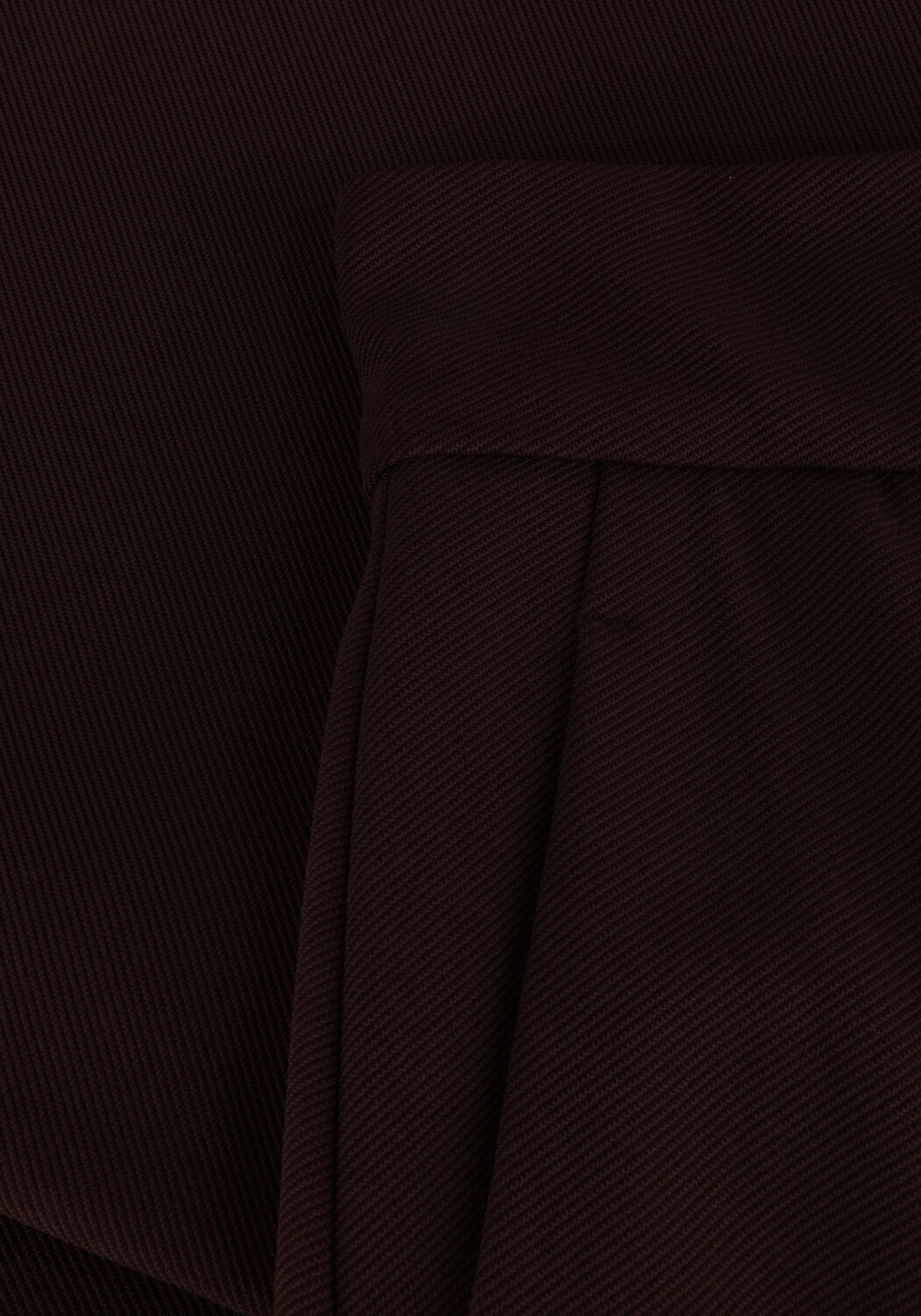 Braune VANILIA Hose TAILORED TWILL - large