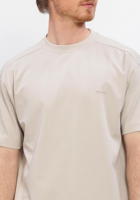 Beige GENTI T-shirt T-SHIRT SS 1227 - large