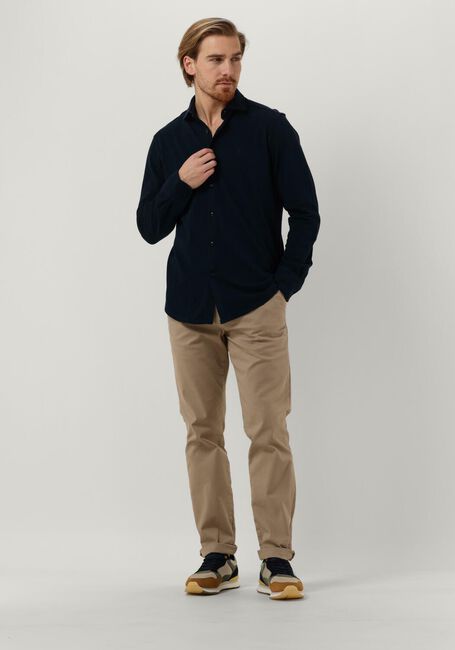 Dunkelblau DSTREZZED Casual-Oberhemd SHIRT MELANGE PIQUE - large