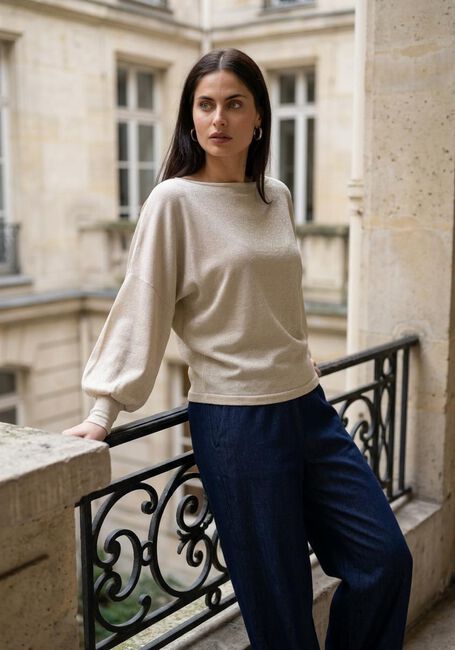 Creme NUKUS Pullover JORIEN PULLOVER LUREX - large