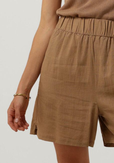 Camelfarbene SELECTED FEMME Hosen SLFELOISA HW SHORTS B - large