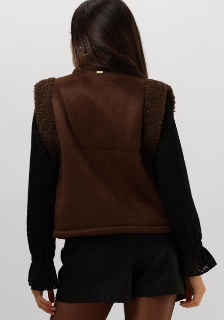 Braune POM AMSTERDAM Gilet GILET - LAMMY BROWN - large