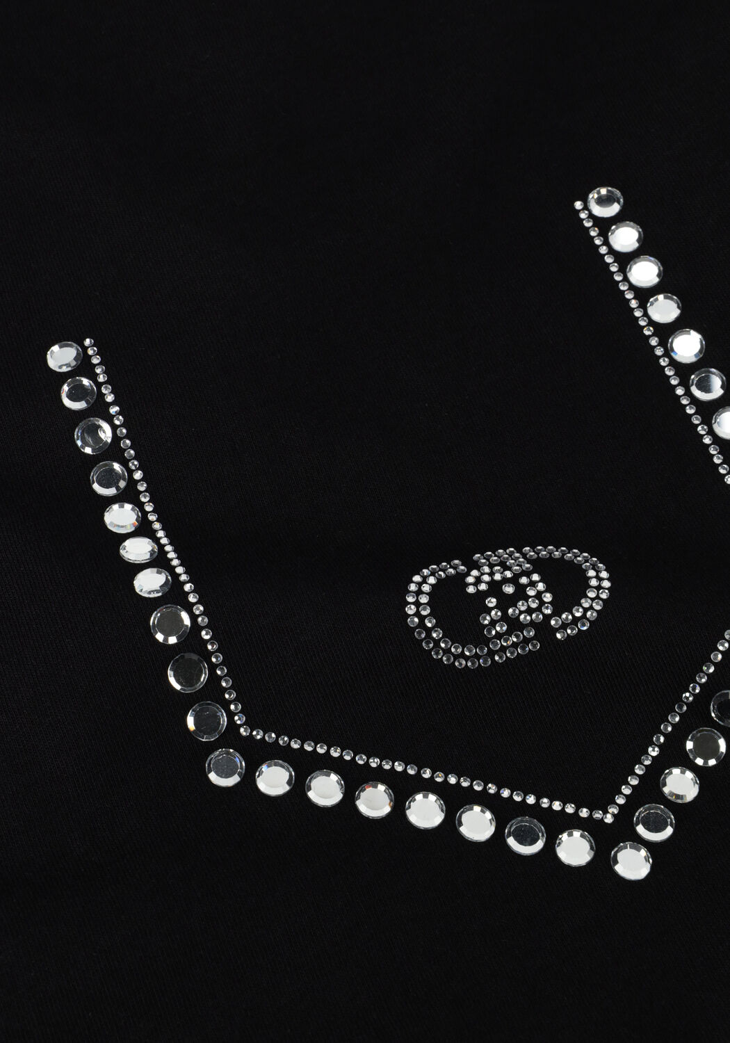 Schwarze LIU JO T-shirt ECS T-SHIRT MODA M/C - large