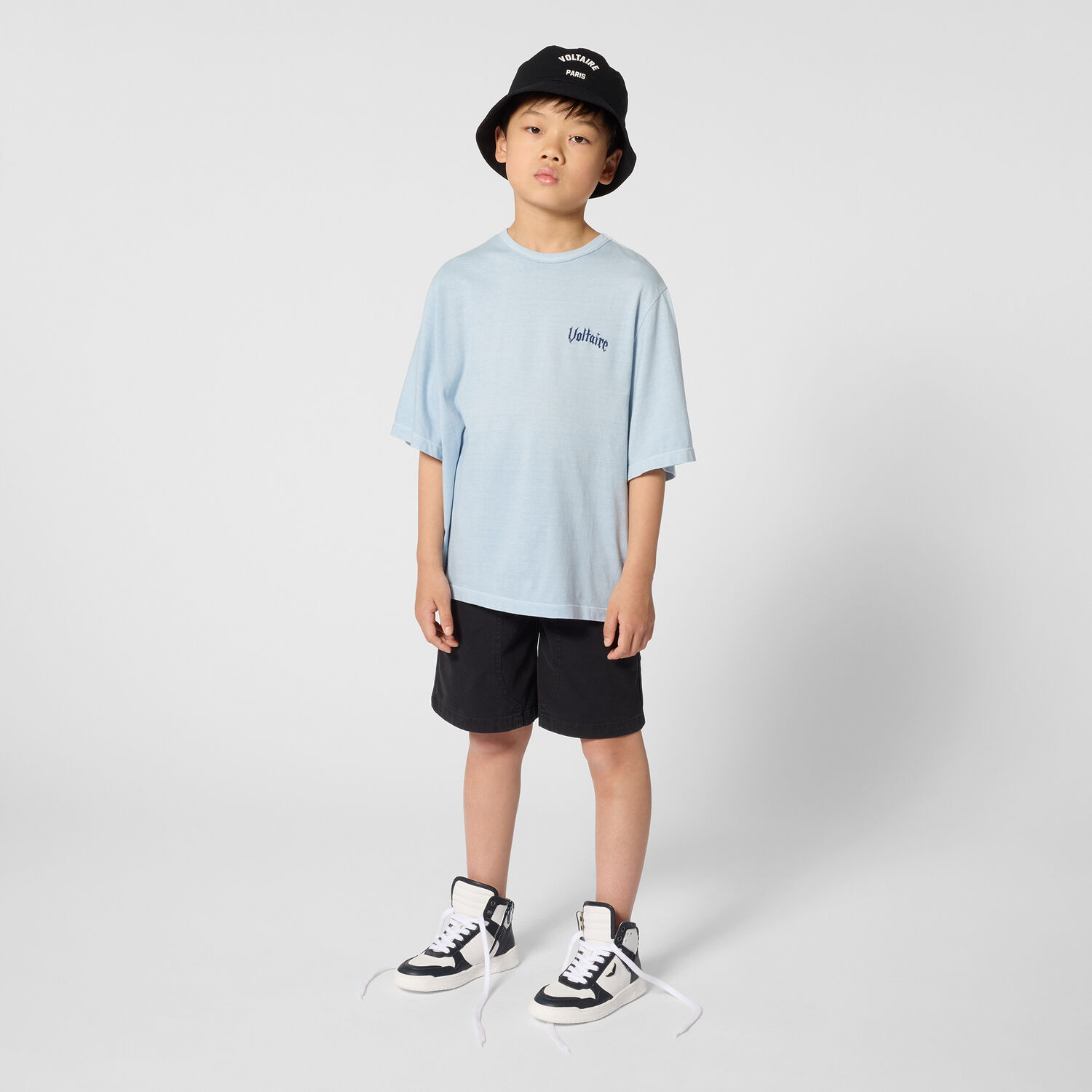 Hellblau ZADIG & VOLTAIRE T-shirt X60585 - large