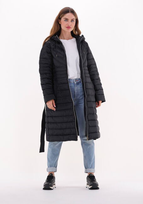 Schwarze MICHAEL KORS Wattierte Jack LONG FITTED PUFFER - large