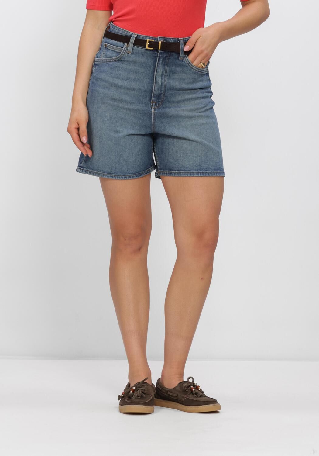 Blaue LEE Kurze Hosen STELLA SHORT 112376778 - large